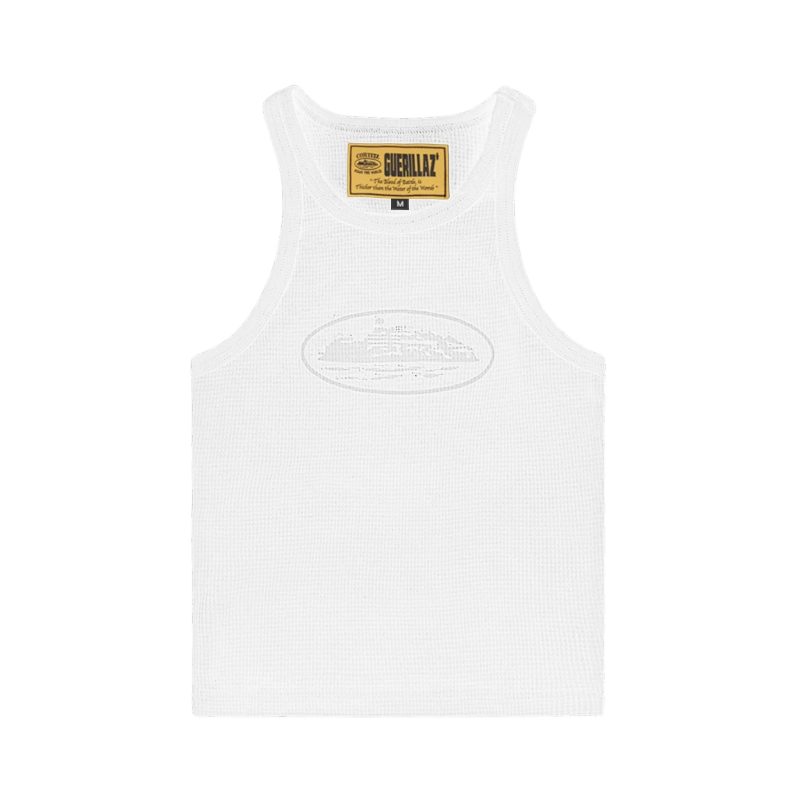 Corteiz Women's Tank Top - White On White