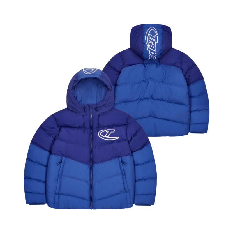 Hyperdrive Puffer Hooded Jacket - Blue