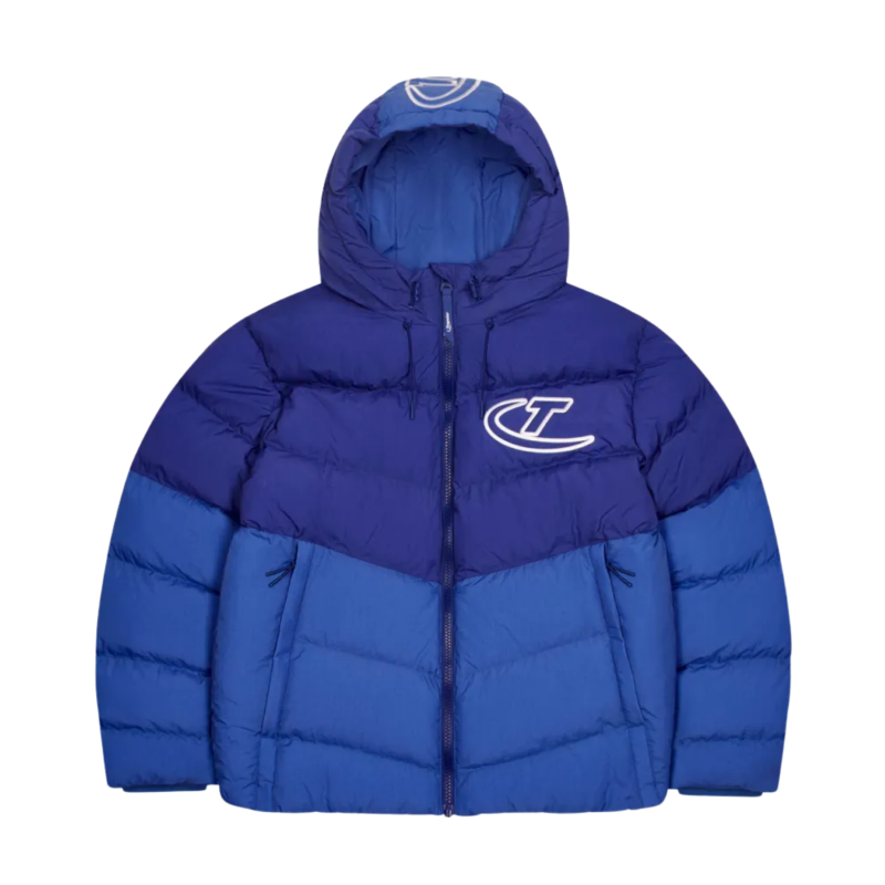 Hyperdrive Puffer Hooded Jacket - Blue