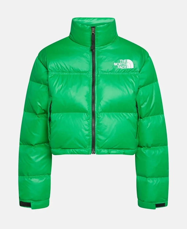 Kurtka Damska The North Face Nuptse 700 short jasnozielona