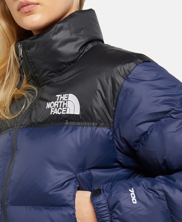 Kurtka Damska The North Face Nuptse 700 short niebieska