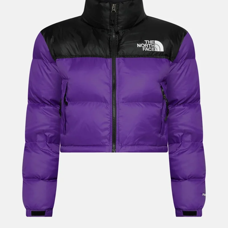 Kurtka Damska The North Face Nuptse short Fioletowa