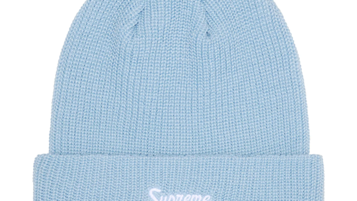 Supreme Beanie Loose Gauge Light Blue - sneakerman.store