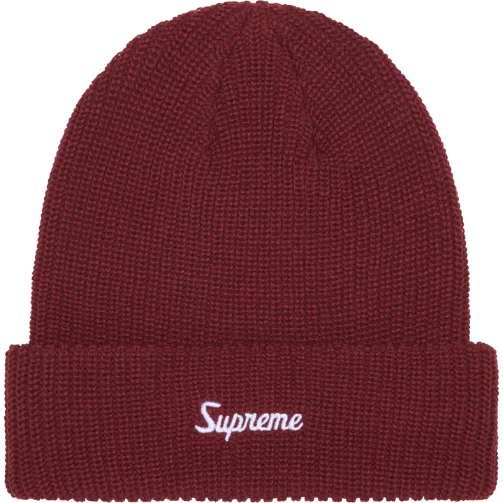 Supreme Beanie Loose Gauge cardinal