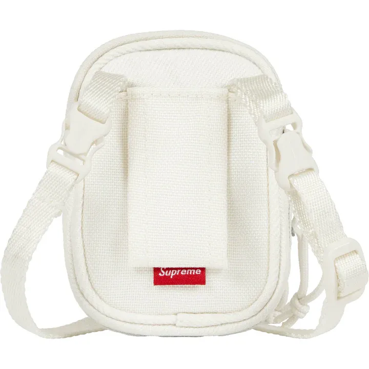 Supreme Denim Mini Utility Bag white