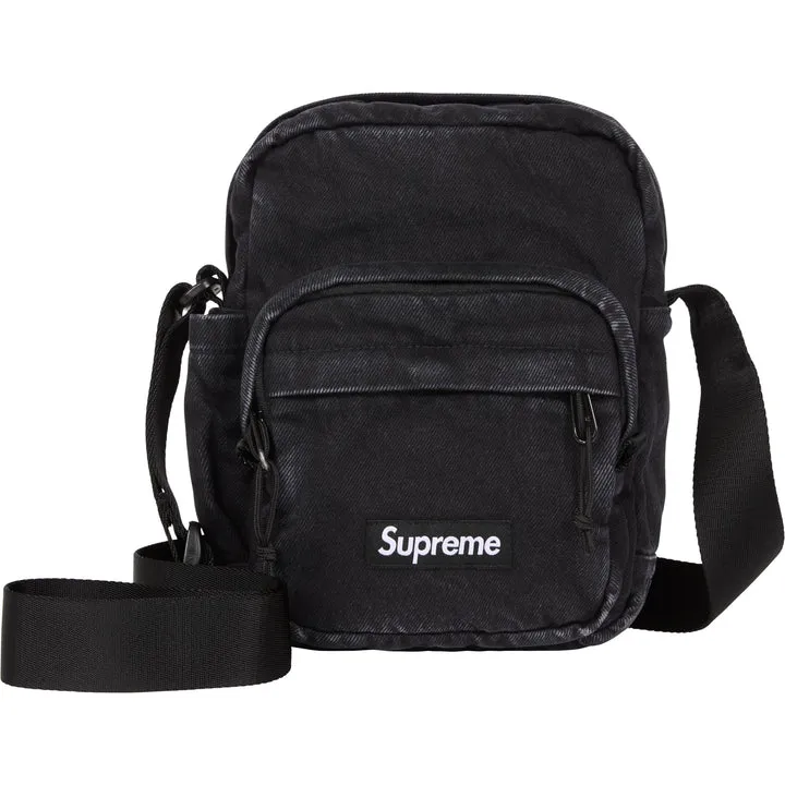 Supreme Denim Shoulder Bag Black