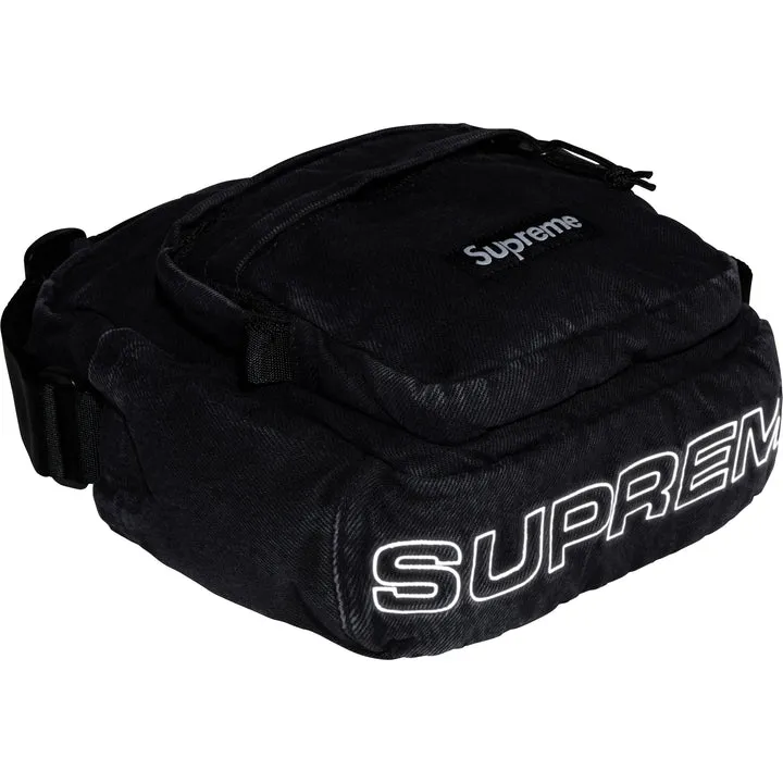 Supreme Denim Shoulder Bag Black