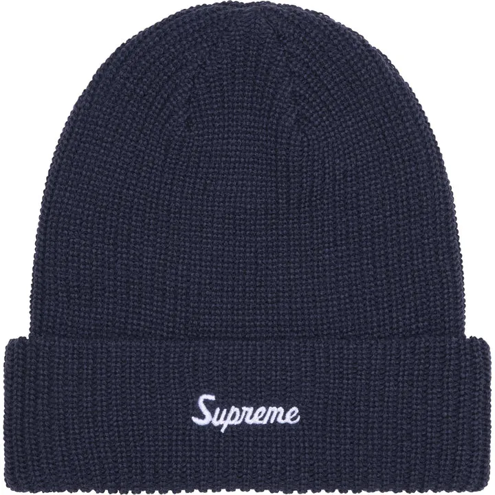 Supreme beanie loose gauge navy
