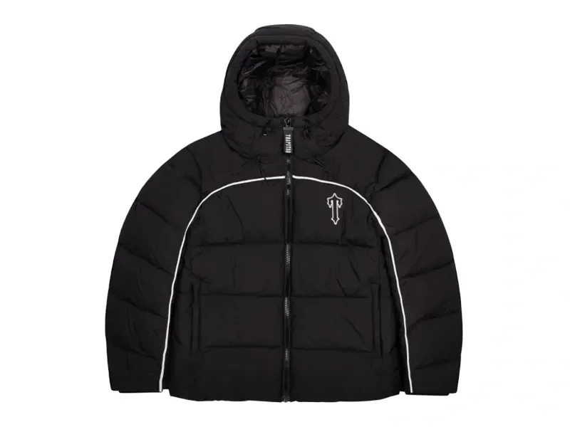 Kurtka Puchowa Czarna Trapstar Irongate Arch Pipping