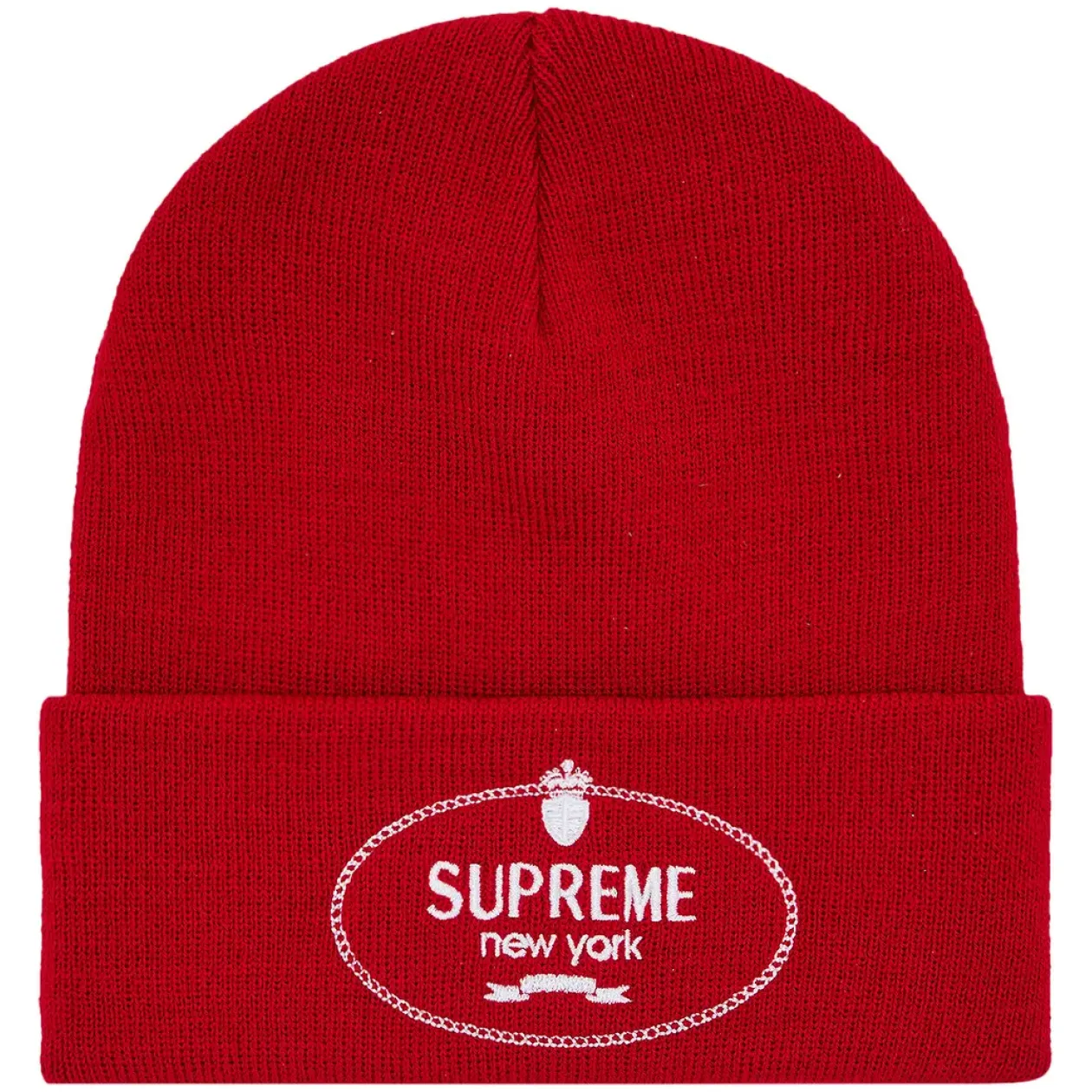 Supreme Crest Beanie Red