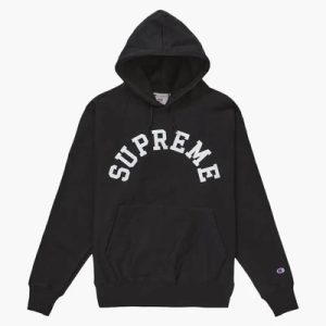 Supreme Champion Hooded Sweatshirt (ss25) Black
