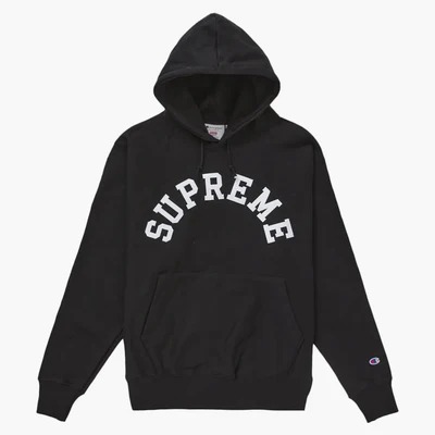 Supreme Champion Hooded Sweatshirt (ss25) Black