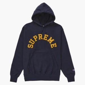 Supreme Champion Hooded Sweatshirt (ss25) Navy