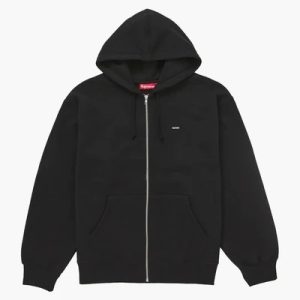 Supreme Small Box Zip Up Hooded Sweatshirt (ss25) Black