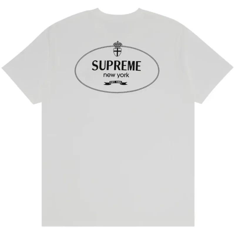 Supreme Crest Tee White