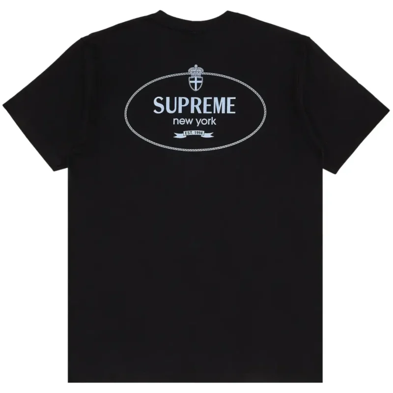 Supreme Crest Tee Black