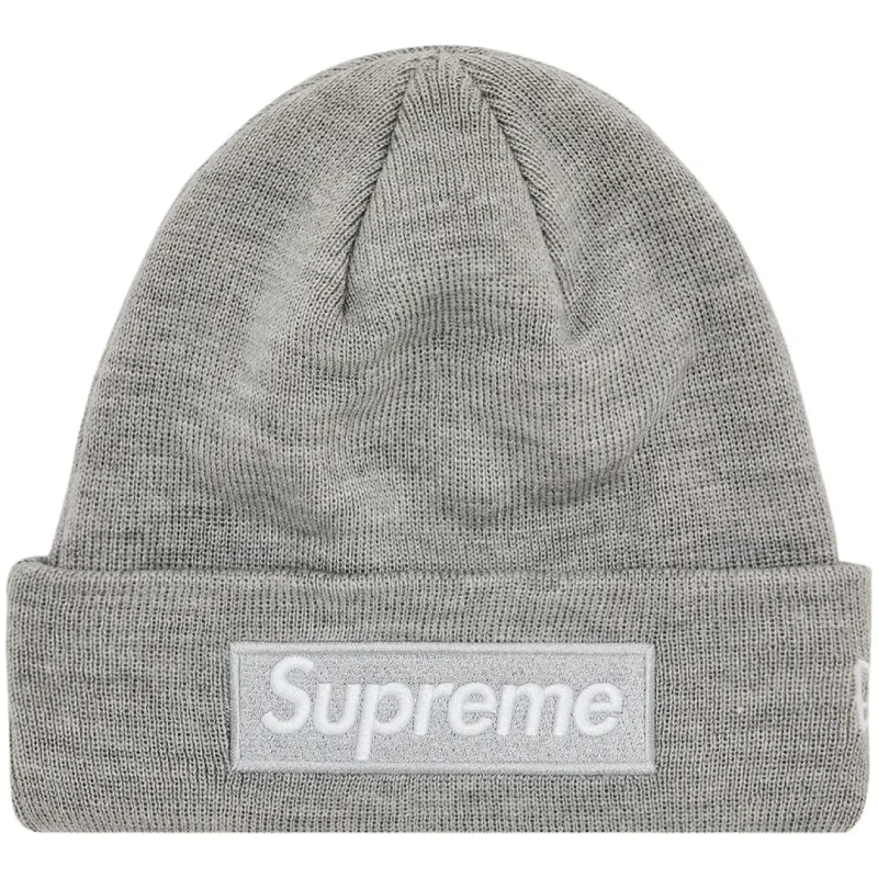 Supreme Box Logo Beanie Grey (FW24)