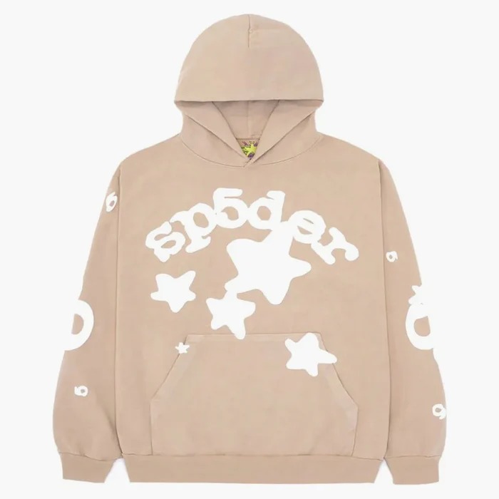 Sp5der Beluga Hoodie Sand