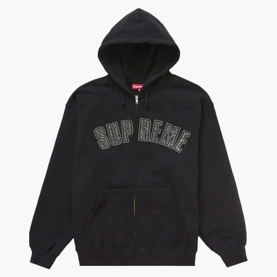 Supreme B.b. Simon Zip Up Hooded Sweatshirt Black