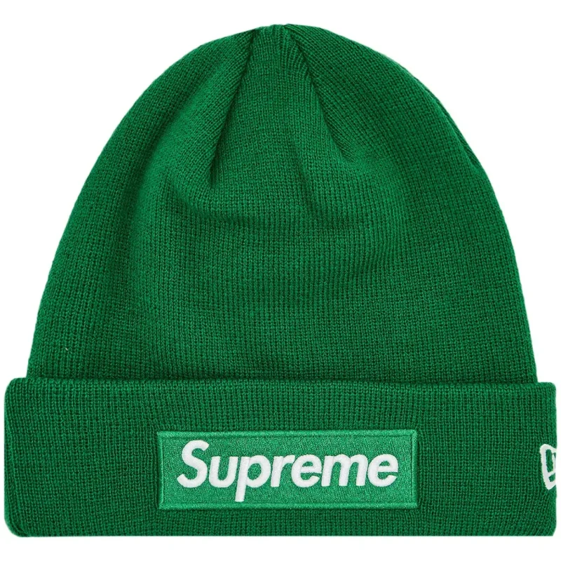 Supreme Box Logo Beanie Green (FW24)