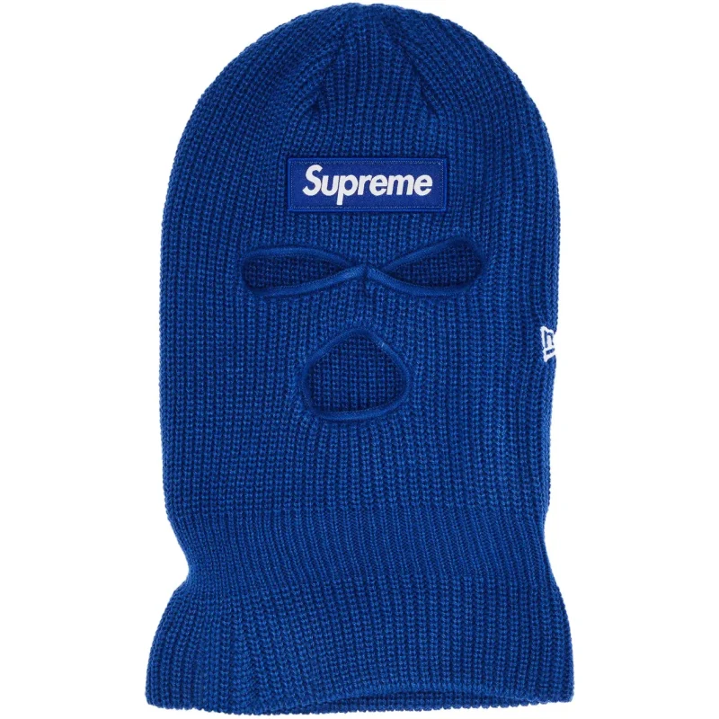 Supreme New Era Box Logo Balaclava Light Royal