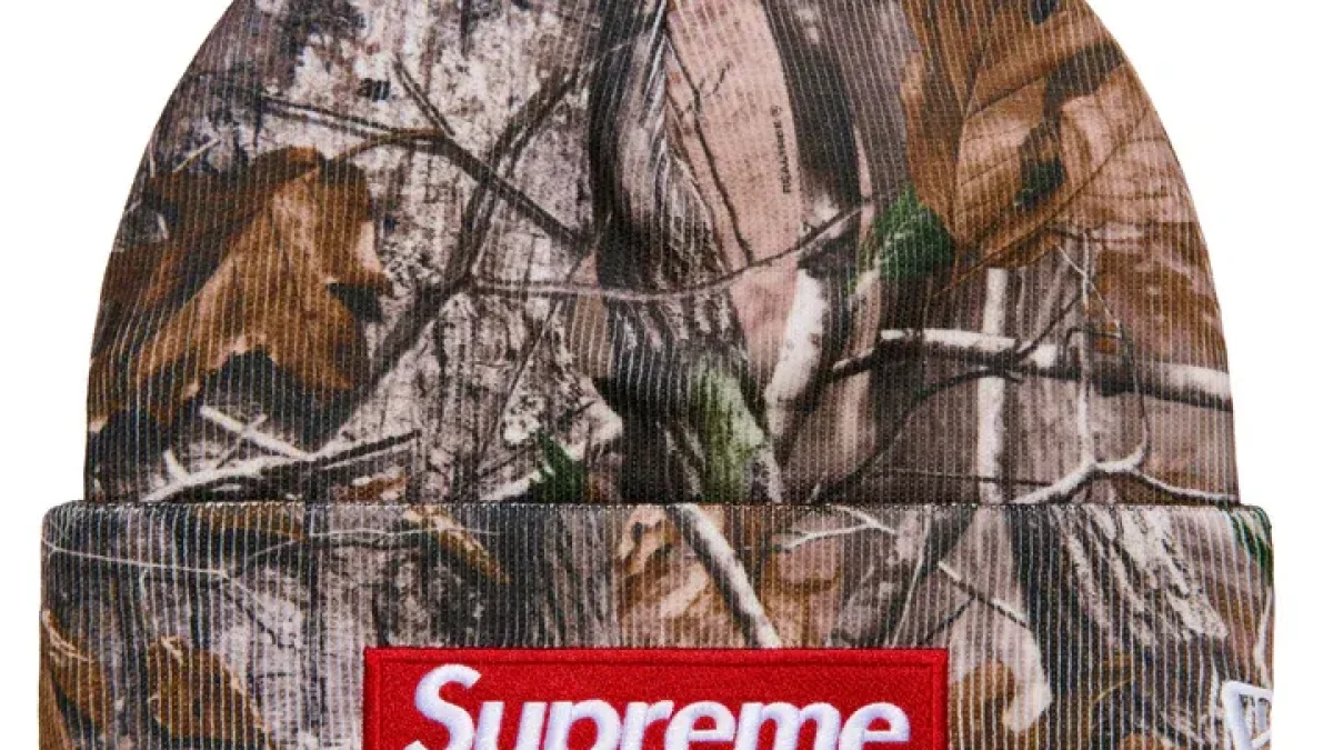 Supreme x New Era Box Logo Beanie Realtree AP Camo - sneakerman.store